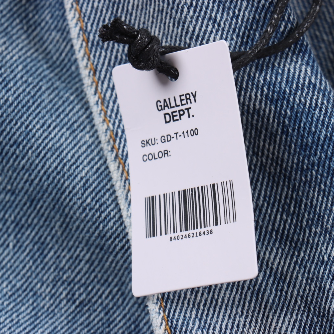 GALLERY DEPT 22FW English letter printed denim jacket（AJV60080INDI）