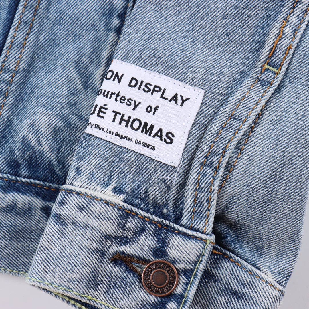 GALLERY DEPT 22FW English letter printed denim jacket（AJV60080INDI）