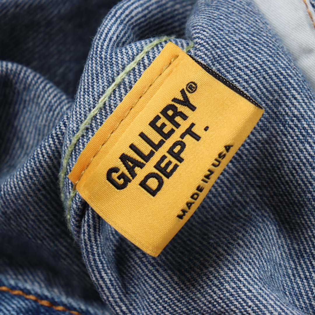 GALLERY DEPT 22FW English letter printed denim jacket（AJV60080INDI）