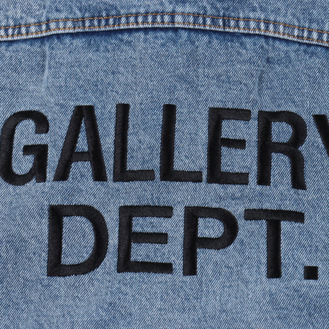GALLERY DEPT 22FW English letter printed denim jacket（AJV60080INDI）