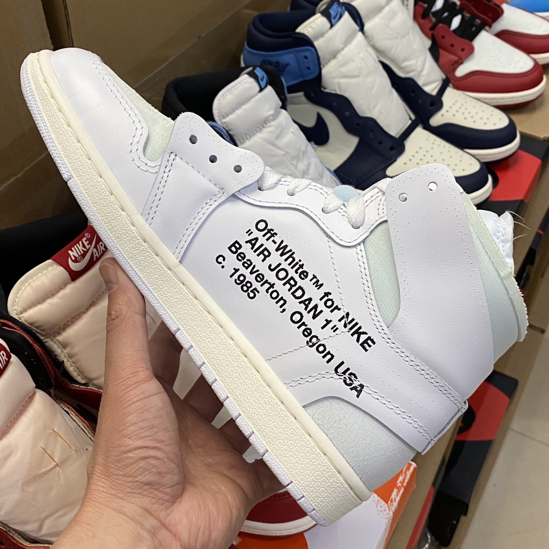 【LJR】OFF-WHITE × NIKE AIR JORDAN 1 WHITE LJR  (AQ0818-100)
