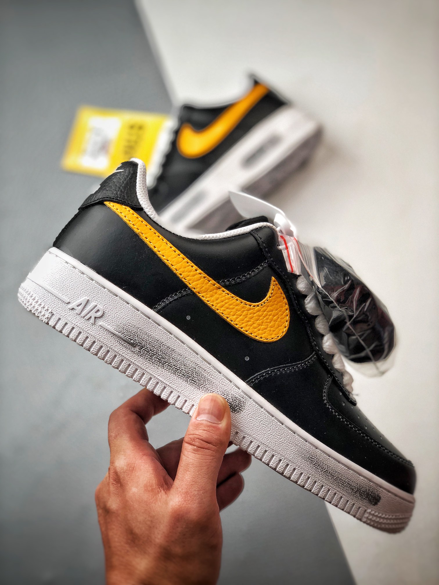 Peaceminusone × Nike Air Force 1 Low Para Noise "Black" (AQ3692-003)