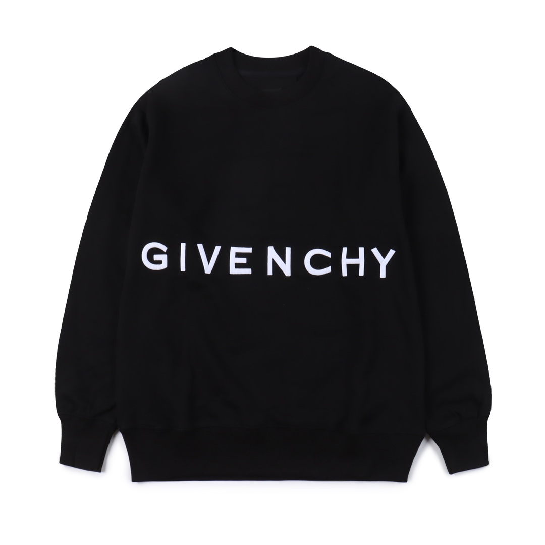 Givenchy 22SS embroidered crew neck sweatshirt（BMJOHA3Y8M-001）