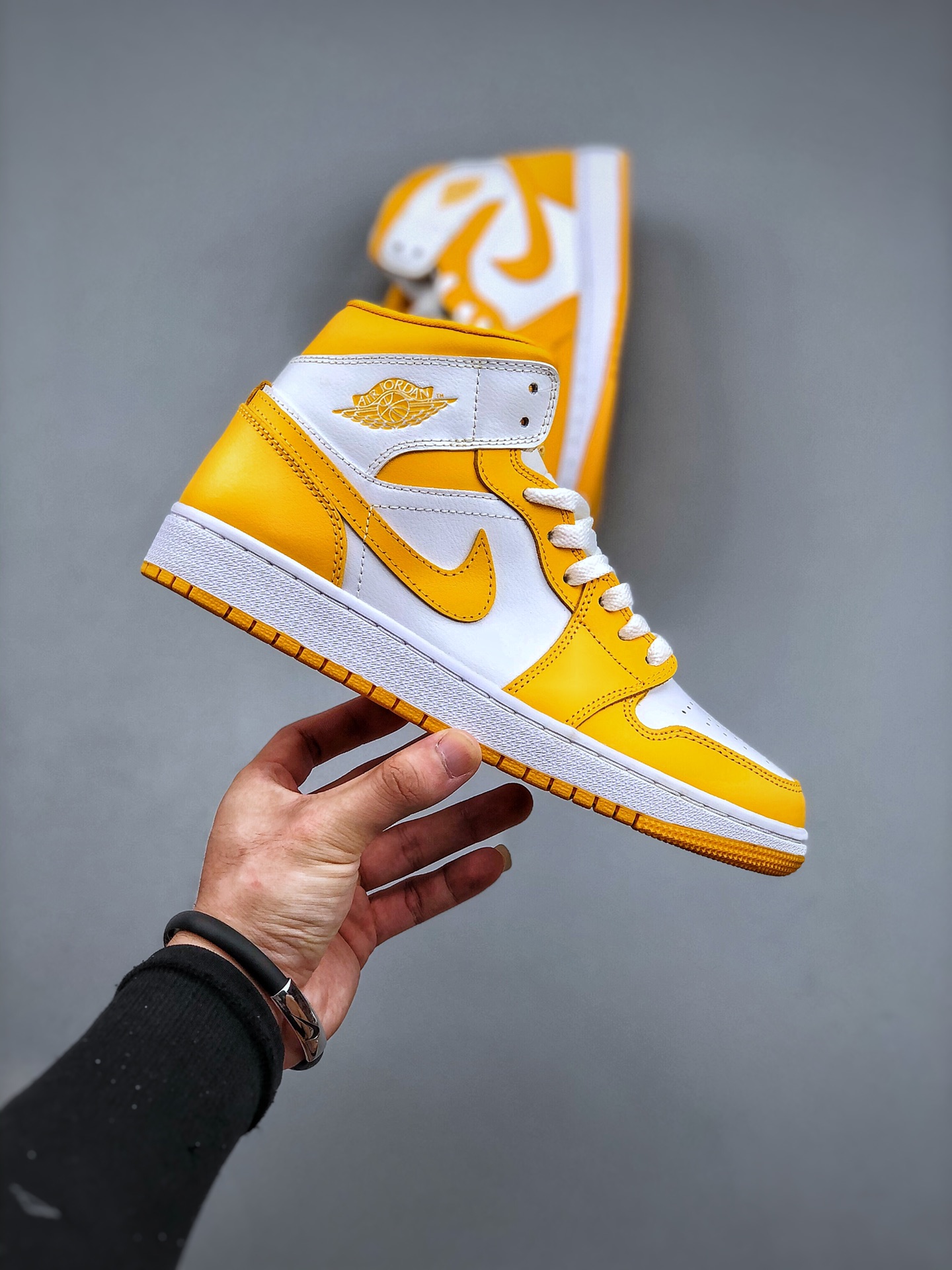 Nike WMNS Air Jordan 1 Mid "Lemon"( BQ6472-117)