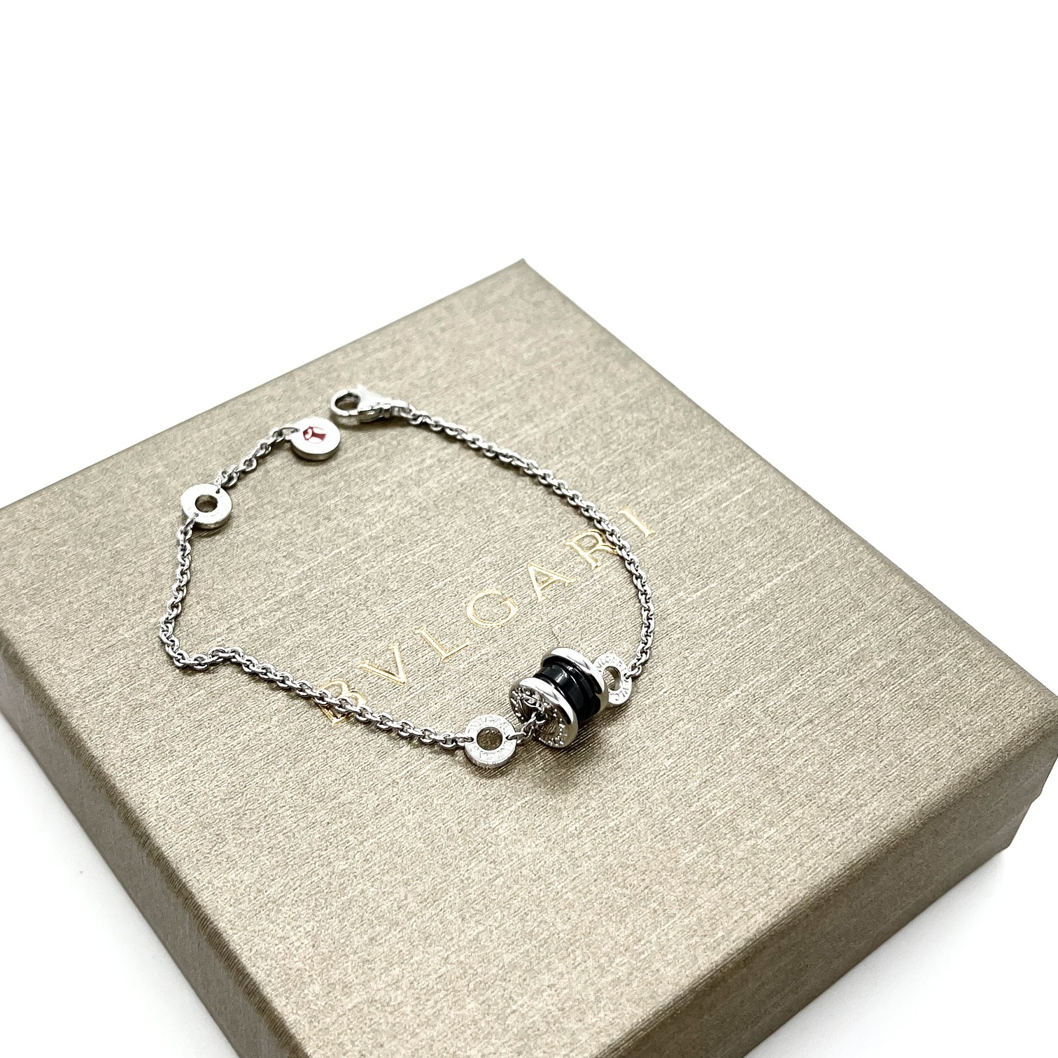 ブルガリ/BVLGARI セーブ・ザ・チルドレン ブレスレット ブラックセラミック/Ag925（BR85748-352651-银色）