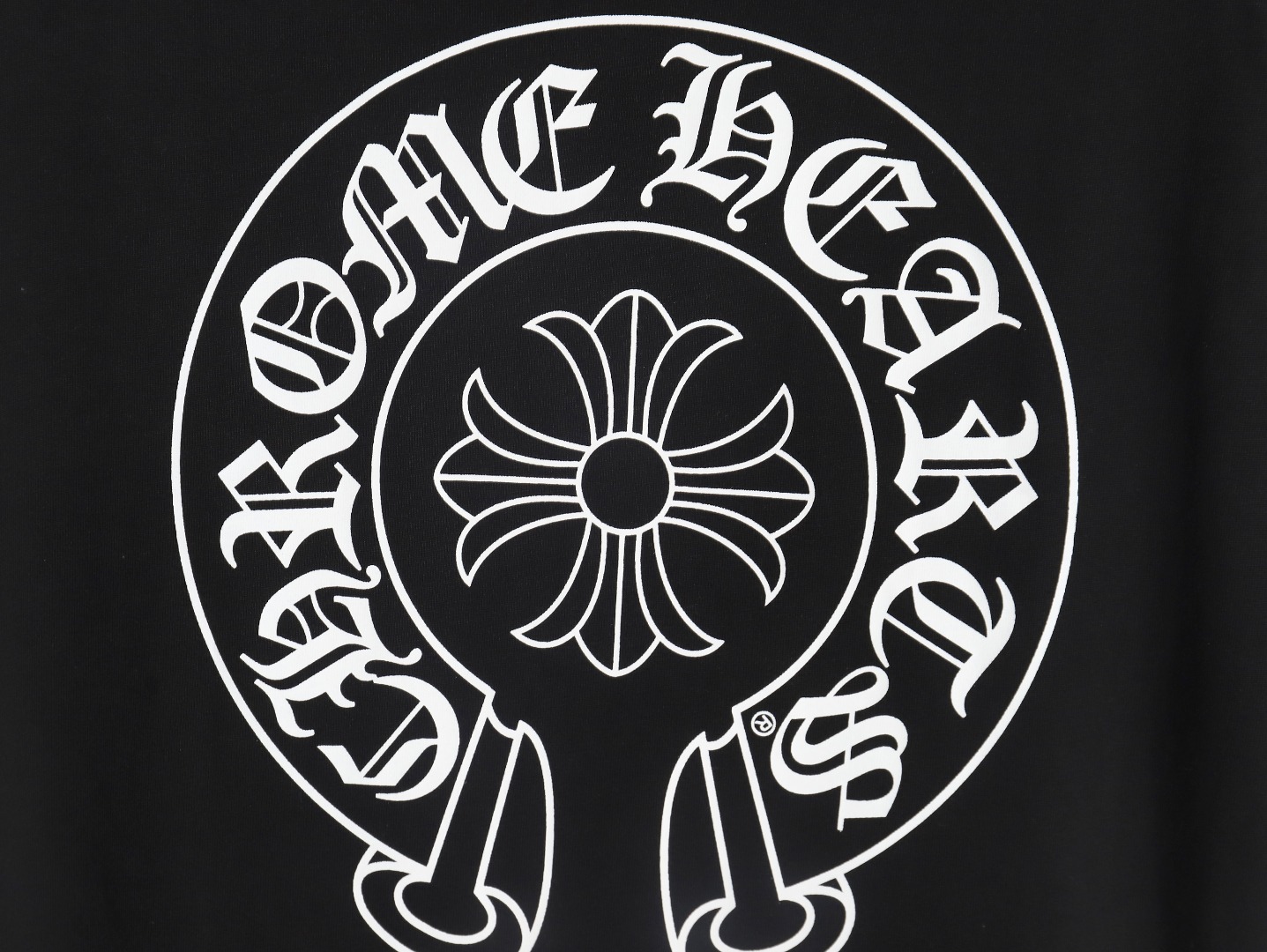 クロムハーツTシャツです/ Chrome Hearts horseshoe print short-sleeved T-shirt（CH-042）