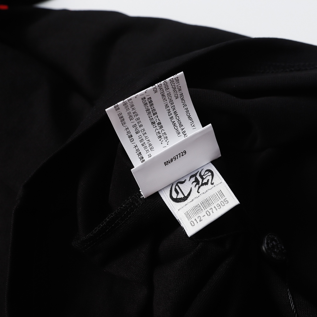 クロムハーツのシューツTシャツです/ Chrome Hearts Cross horseshoe print short sleeve T-shirtt（CH-0604）