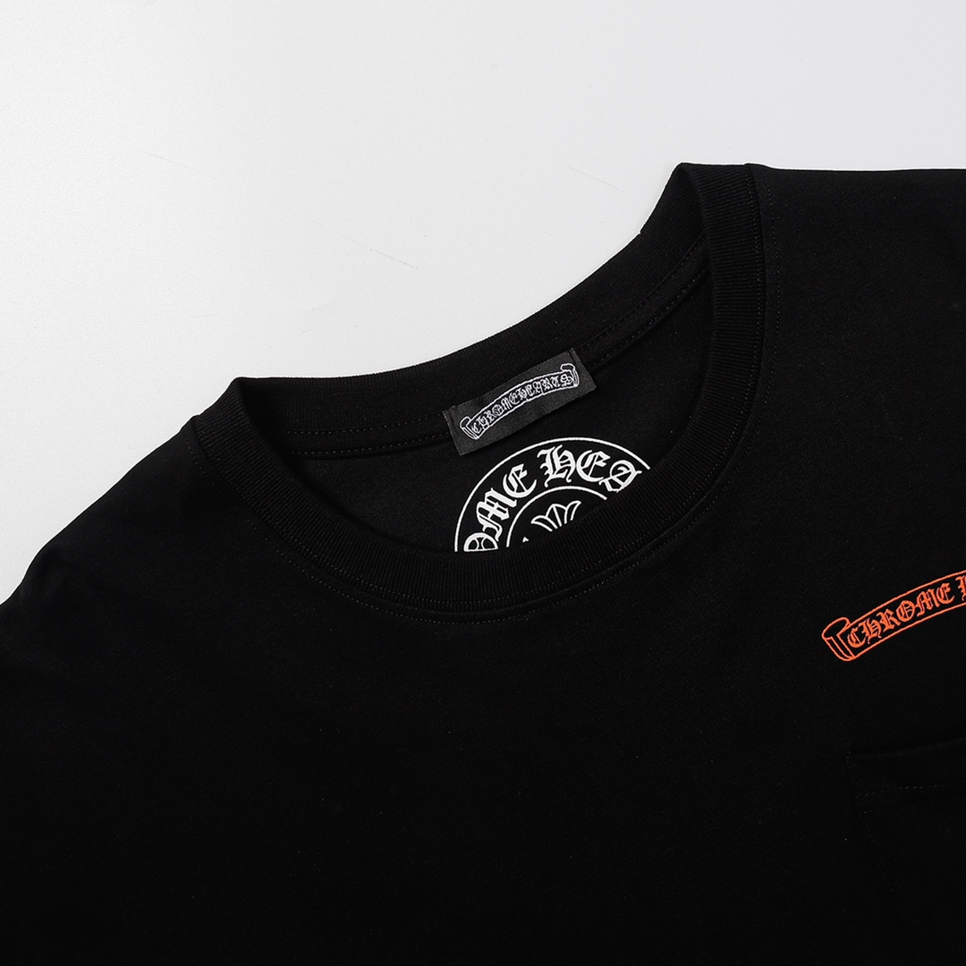 クロムハーツ十字架Tシャツ/ Chrome Hearts Cross Print short sleeve T-shirt（CH-0609）