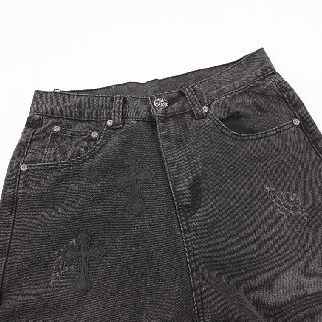 クロムハーツのクロスジーンズです/ Chromehearts SS23 cross cross jeans（CH-202302082）