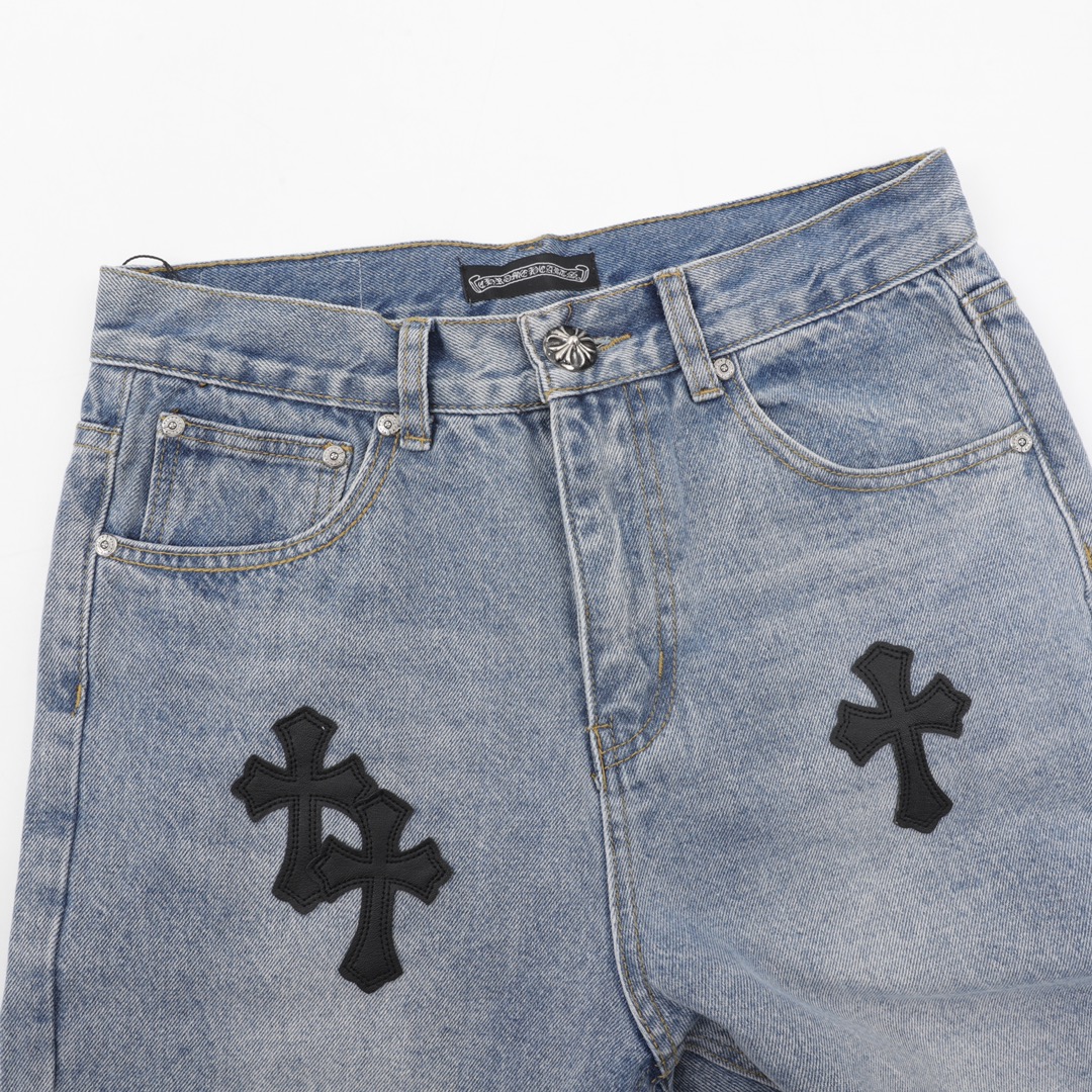 クロムハーツのクロスジーンズです/ Chromehearts SS23 cross cross jeans（CH-2023022016）