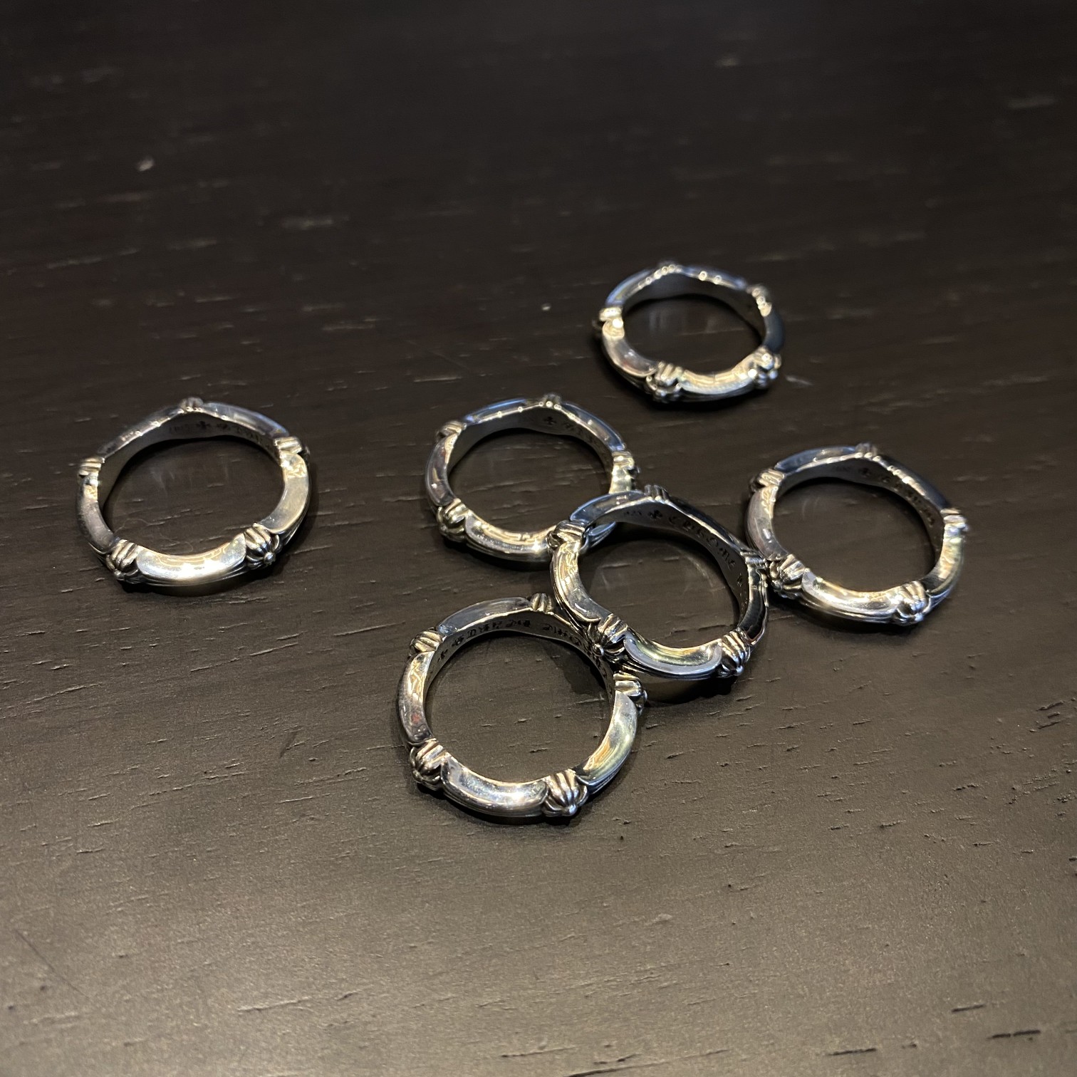 CHROME HEARTS クロムハーツ クロスボーンカップルリング（CH-JZ-459）