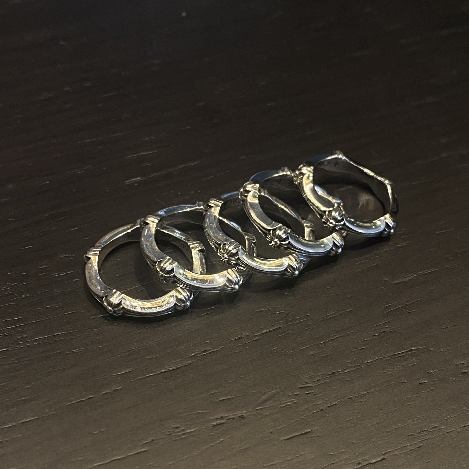 CHROME HEARTS クロムハーツ クロスボーンカップルリング（CH-JZ-459）