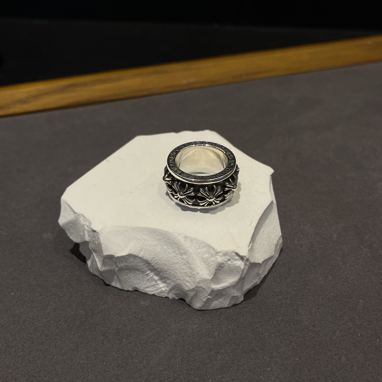 CHROME HEARTS クロムハーツ クロスフラワースピンリング（CHROME HEARTS 004）