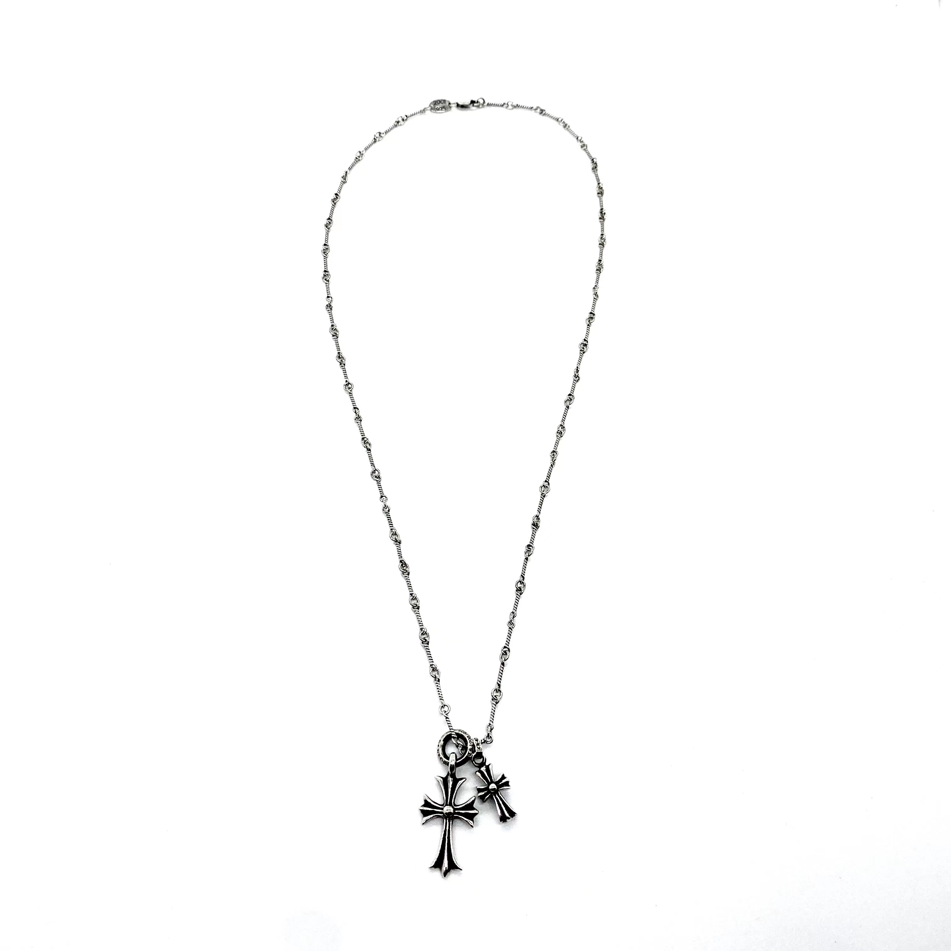 CHROME HEARTS クロムハーツ レターリングクロスネックレス（CHROME HEARTS 009）