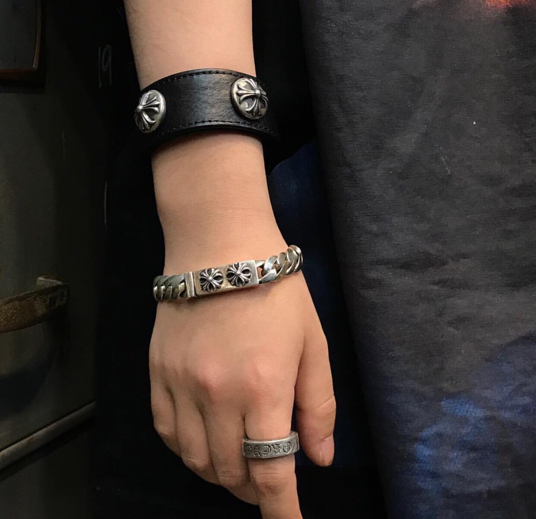 CHROME HEARTS クロムハーツ ダブルクロスブレスレット（CHROME HEARTS 018）