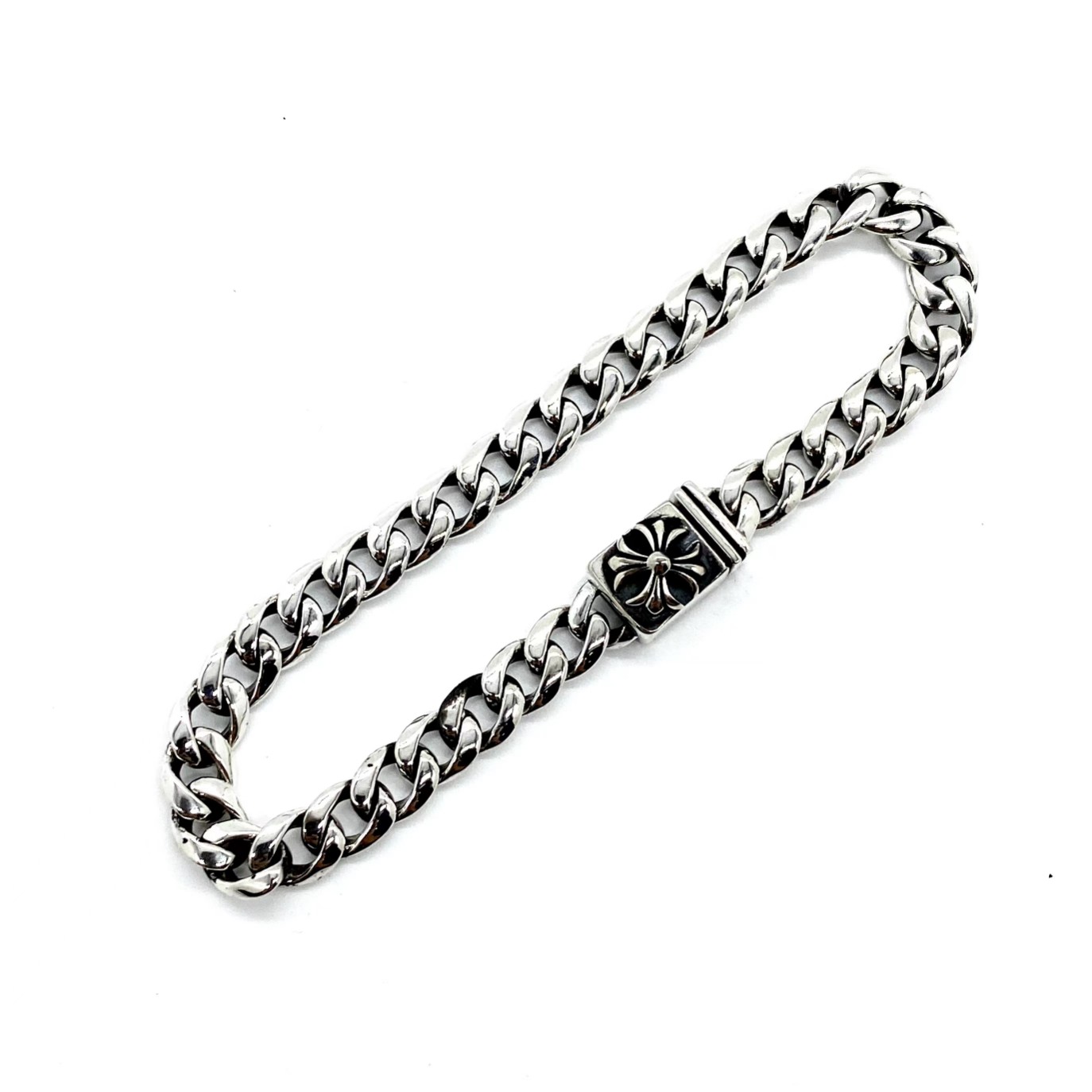 CHROME HEARTS クロムハーツ スモールクロスフラワーバックルブレスレット（CHROME HEARTS 020）