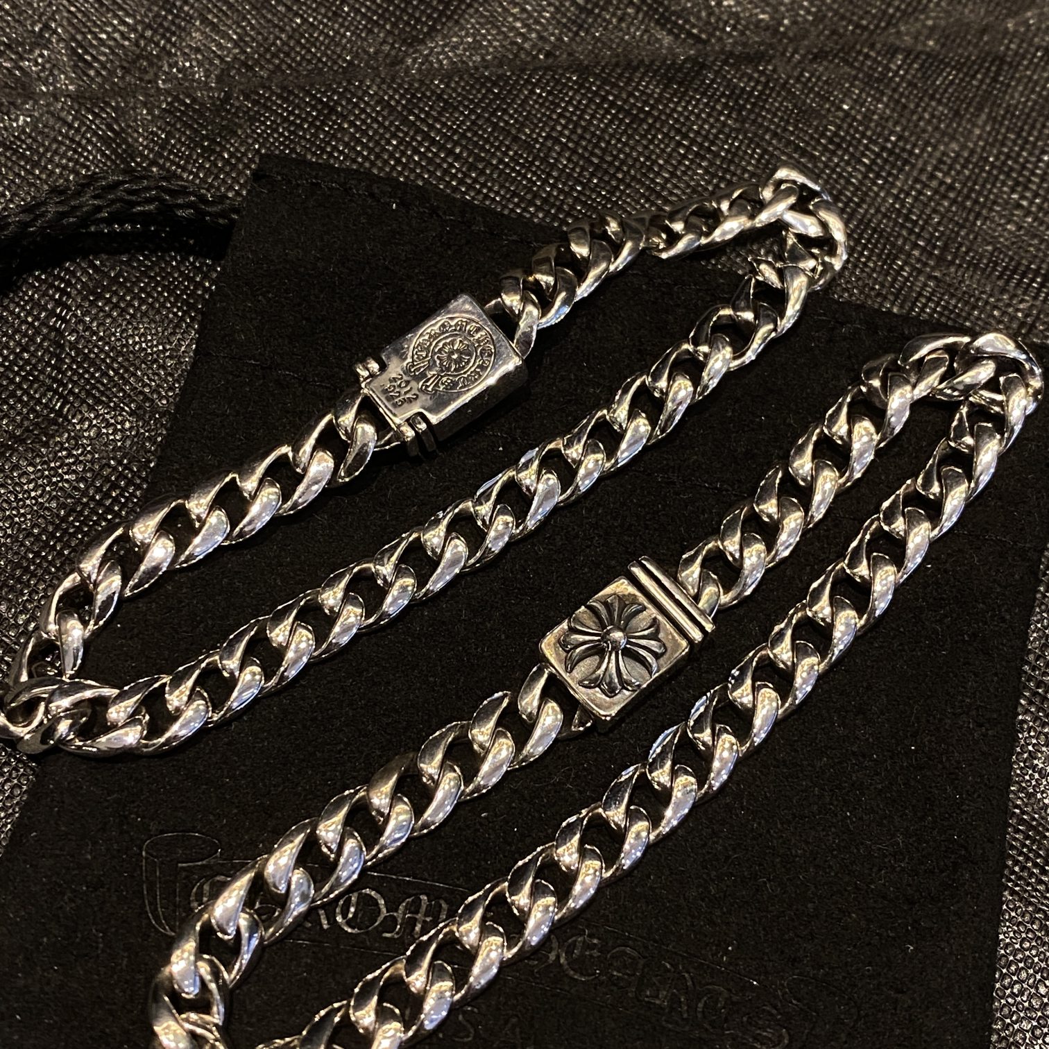 CHROME HEARTS クロムハーツ スモールクロスフラワーバックルブレスレット（CHROME HEARTS 020）