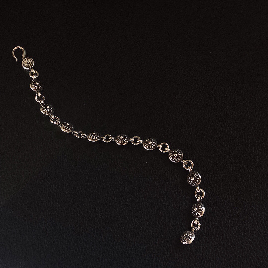 CHROME HEARTS クロムハーツボールクロスフラワーブレスレット（CHROME HEARTS 026）