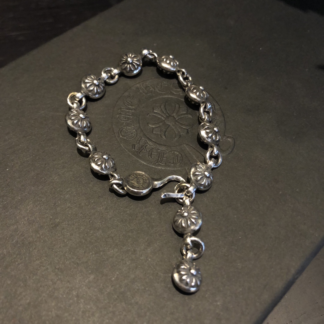 CHROME HEARTS クロムハーツボールクロスフラワーブレスレット（CHROME HEARTS 026）