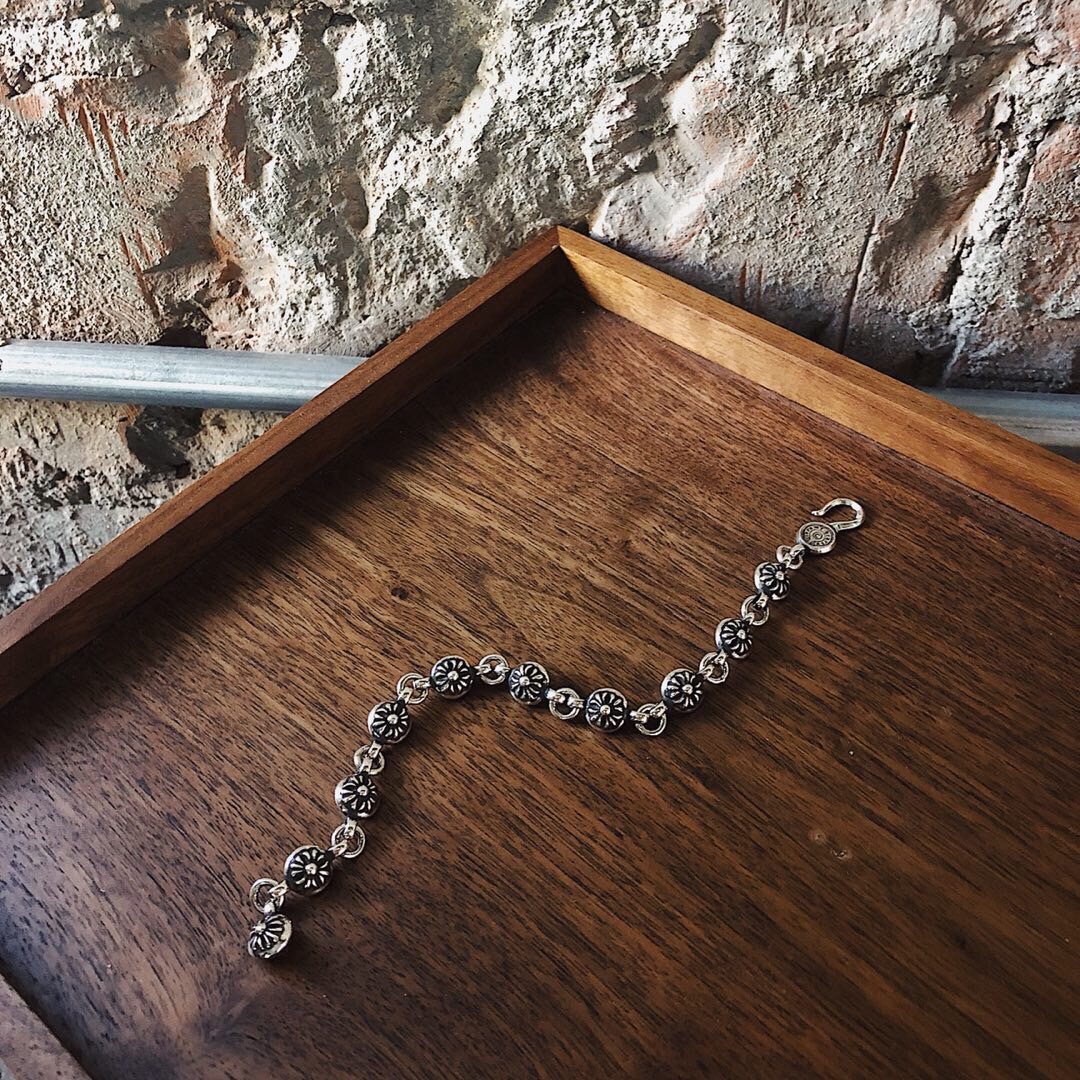 CHROME HEARTS クロムハーツボールクロスフラワーブレスレット（CHROME HEARTS 026）