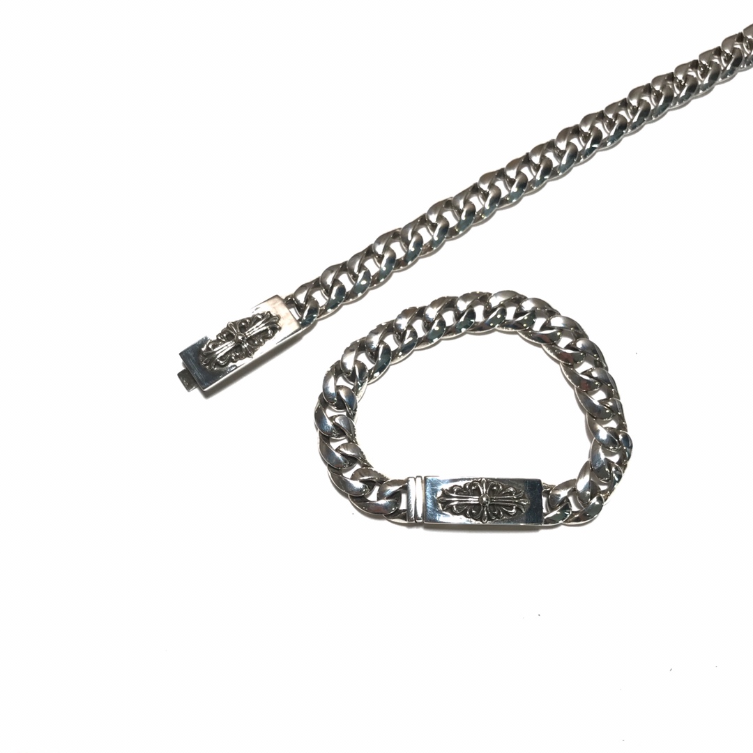 CHROME HEARTS クロムハーツ ロングクロスフラワーブレスレット（CHROME HEARTS 027）