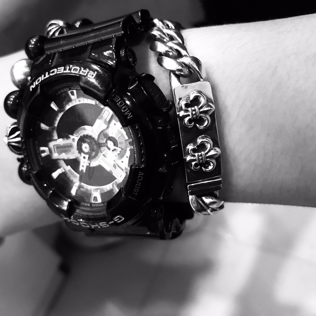 CHROME HEARTS クロムハーツ ダブルスカウトフラワーミディアムブレスレット（CHROME HEARTS 028）