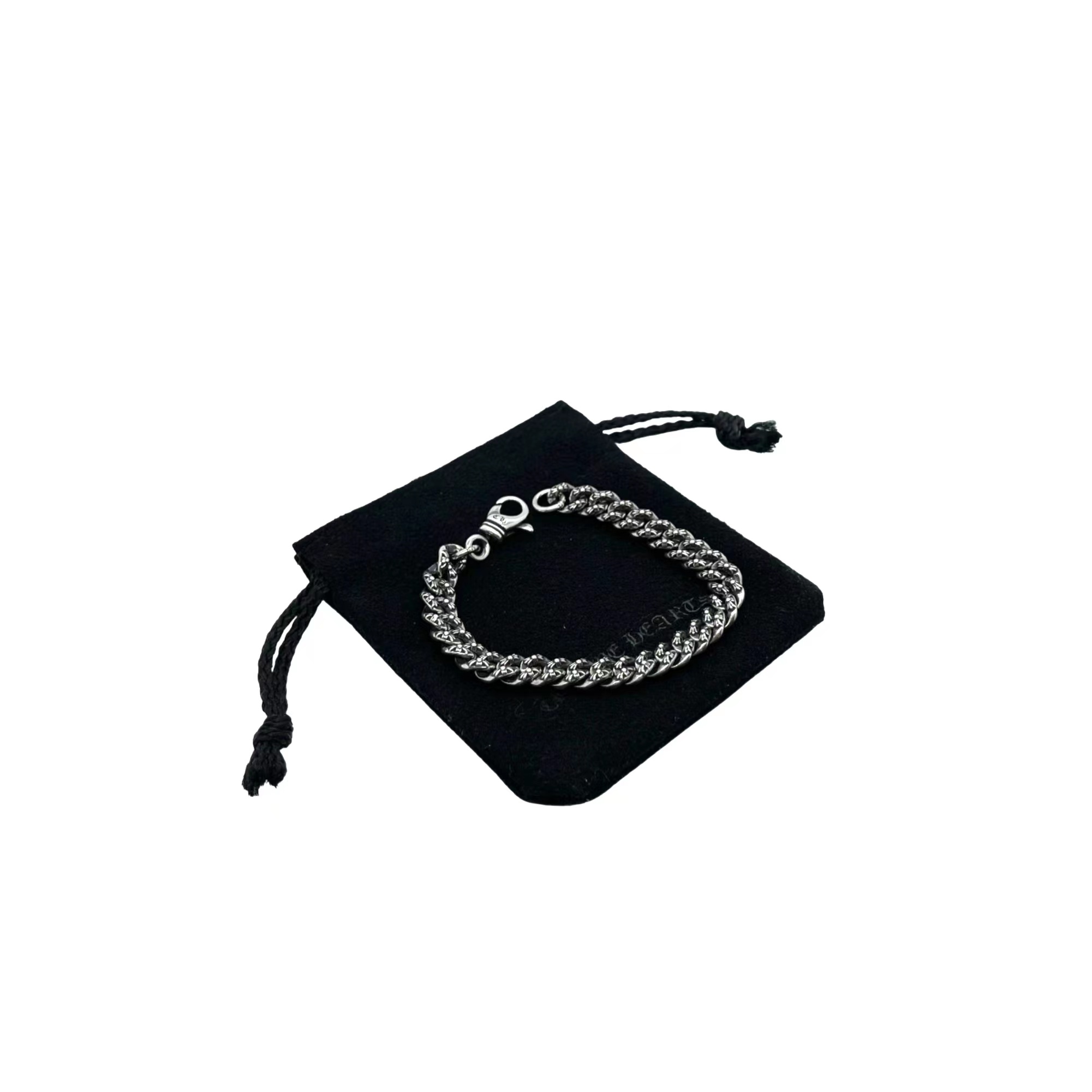 CHROME HEARTS クロムハーツ フルフラワーチェーンクロスブレスレット（CHROME HEARTS 031）