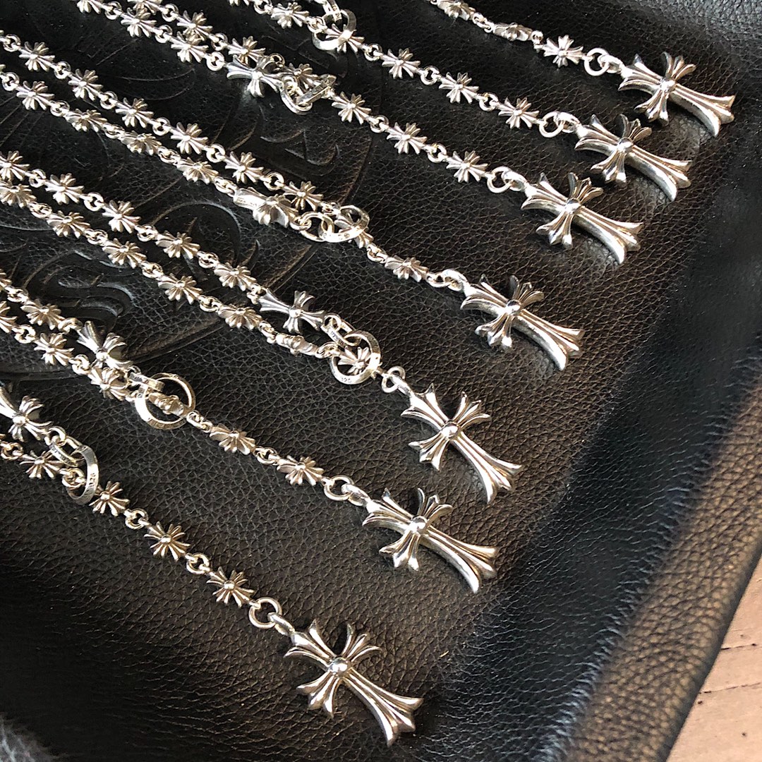 CHROME HEARTS クロムハーツ リングバックルパッチワークネックレス（CHROME HEARTS 033）