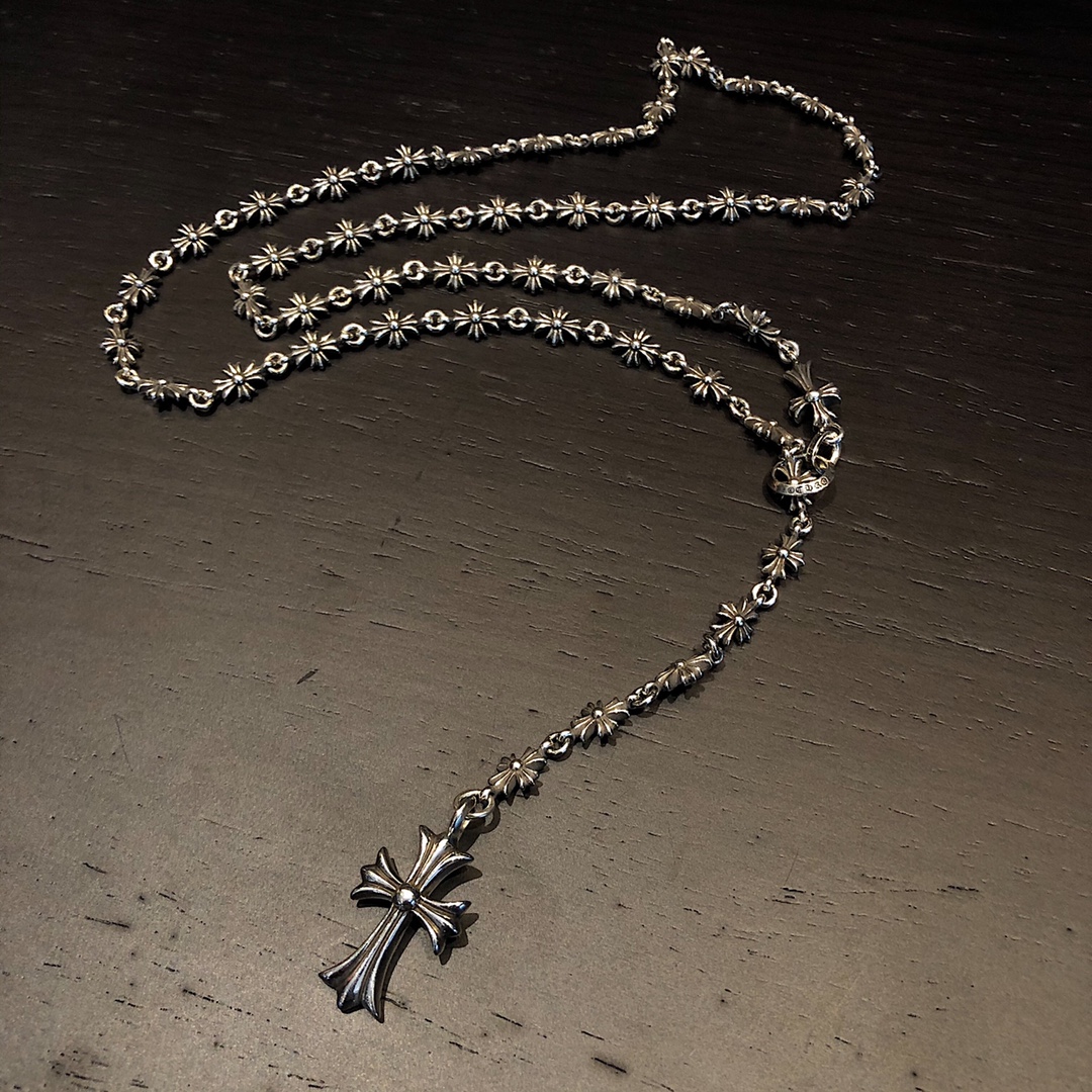 CHROME HEARTS クロムハーツ リングバックルパッチワークネックレス（CHROME HEARTS 033）