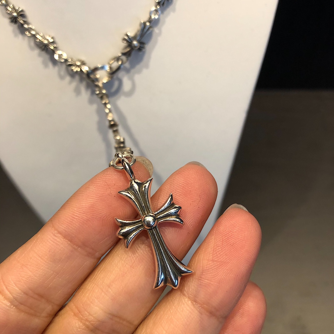 CHROME HEARTS クロムハーツ リングバックルパッチワークネックレス（CHROME HEARTS 033）