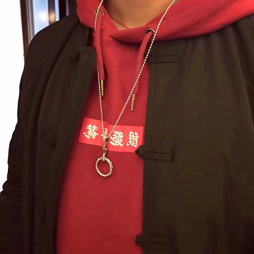 CHROME HEARTS クロムハーツ クロスフラワー蔓リングネックレス（CHROME HEARTS 035）