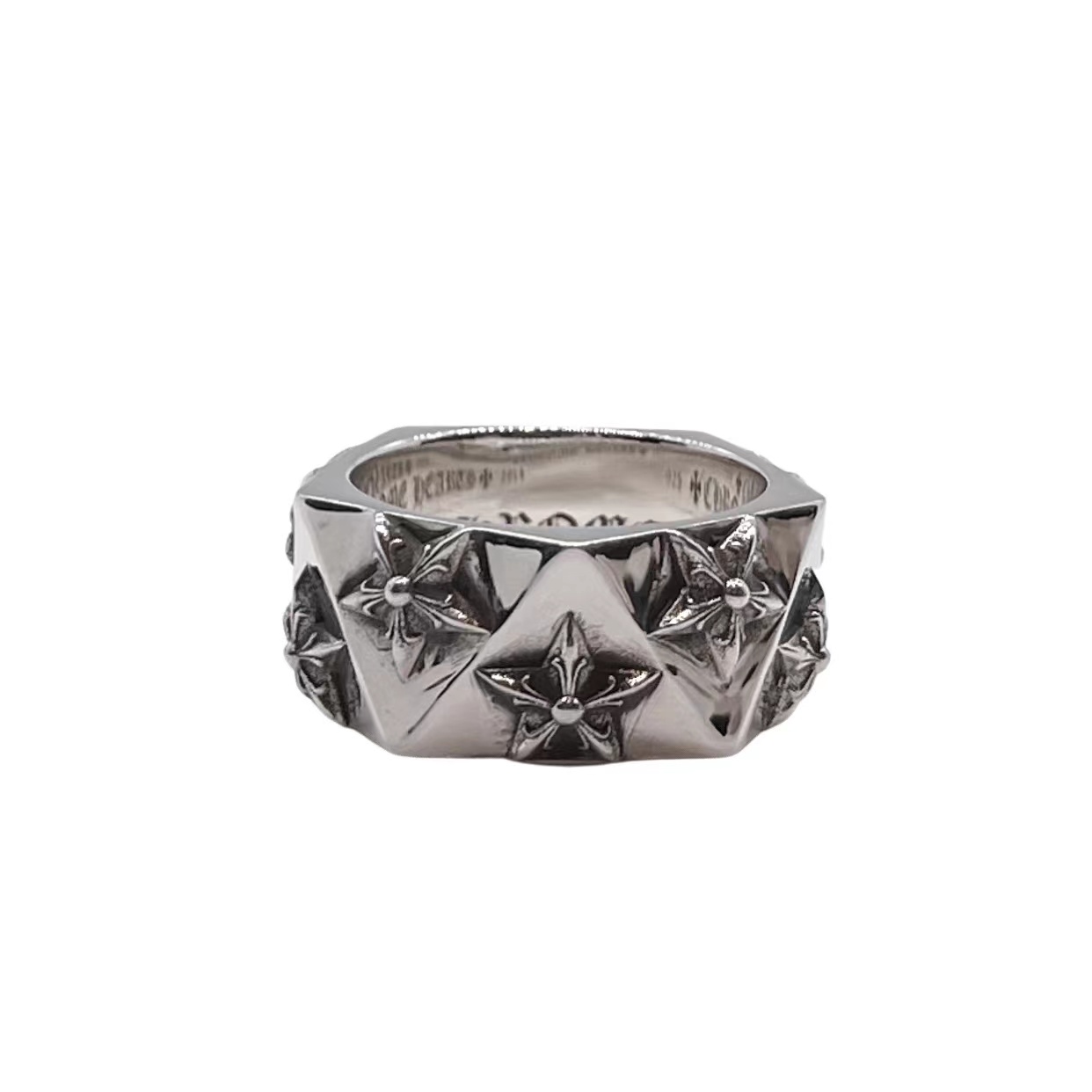 CHROME HEARTS Diamond-shaped pentagram ring(CHROME HEARTS 040) CHROME HEARTS Diamond-shaped pentagram ring(CHROME HEARTS 040)