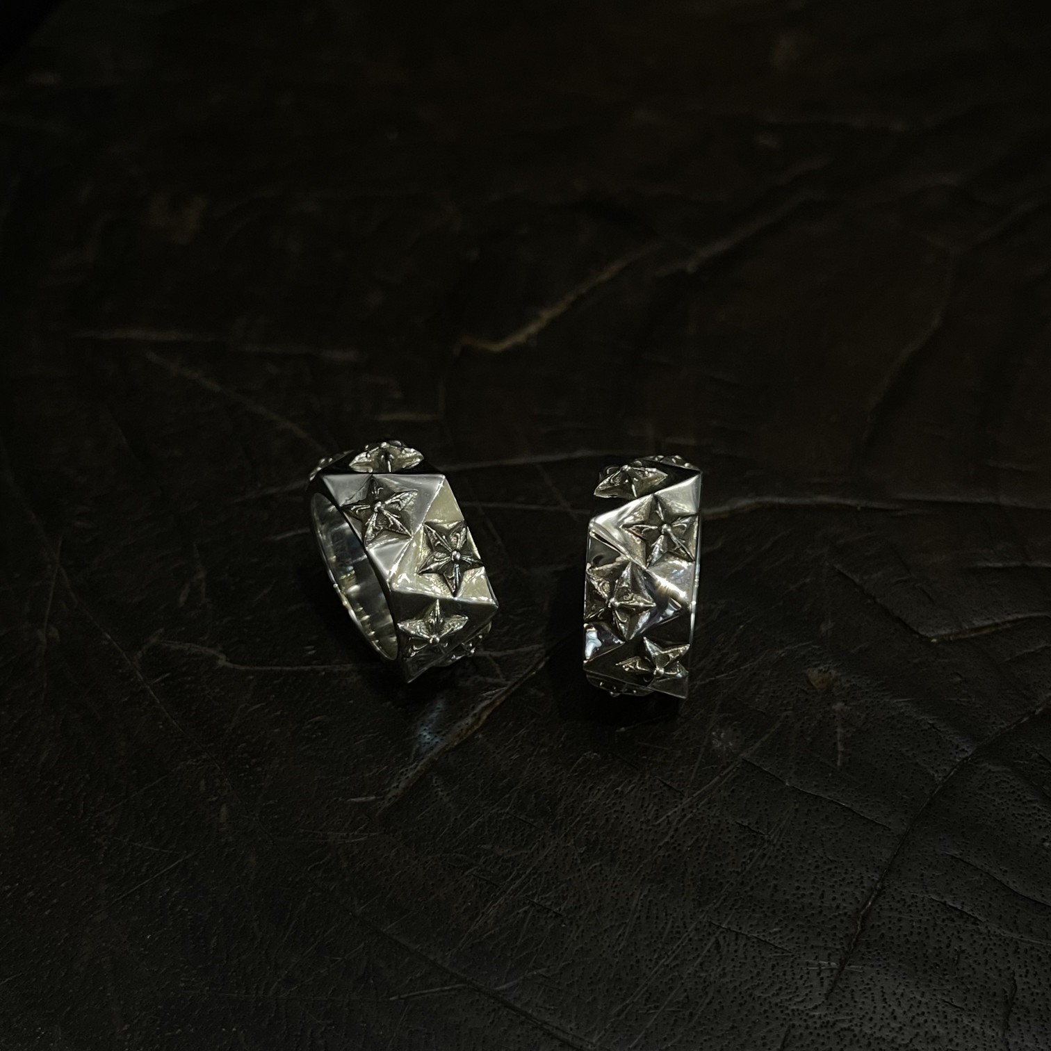 CHROME HEARTS クロムハーツ ダイヤモンド型の五芒星リング（CHROME HEARTS 040）