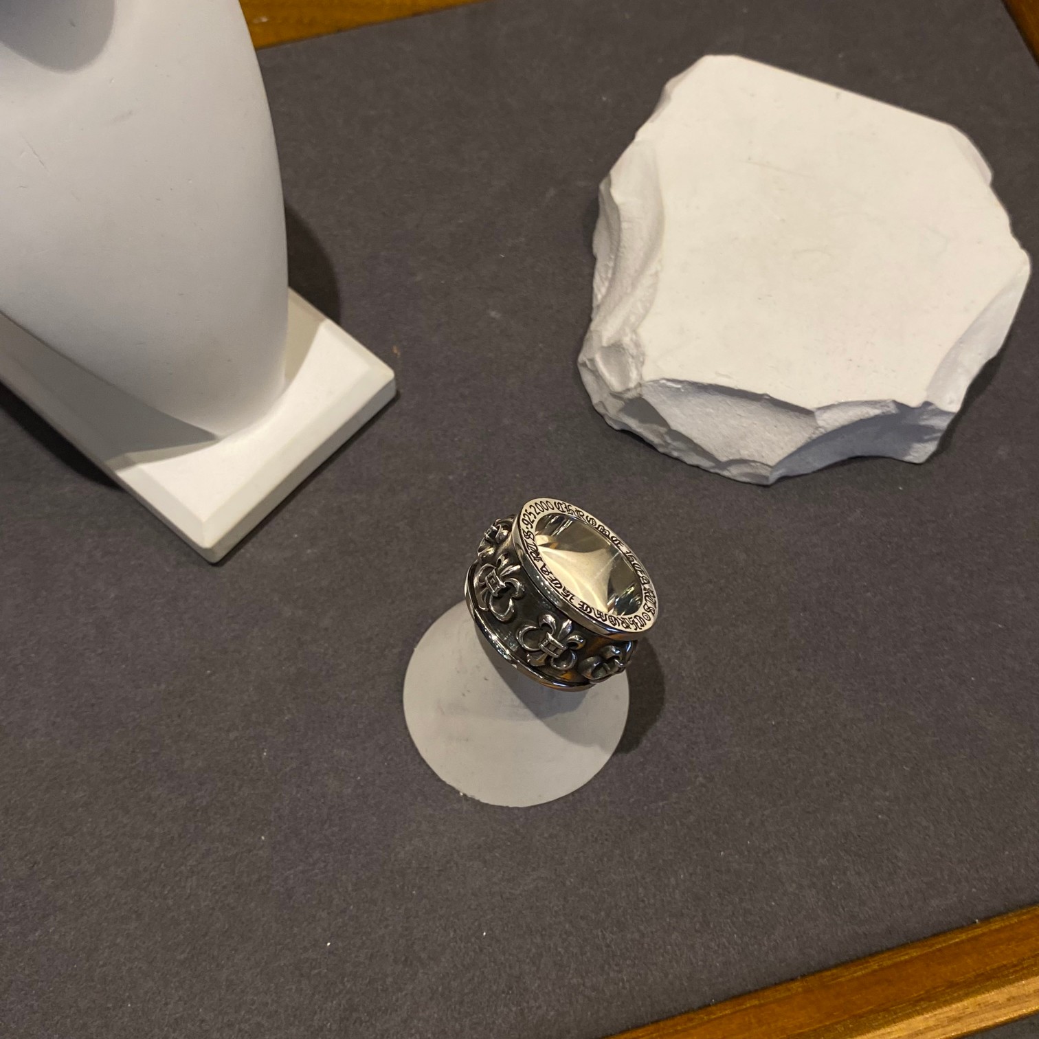 CHROME HEARTS クロムハーツ スカウトフラワー回転リング（CHROME HEARTS 045）