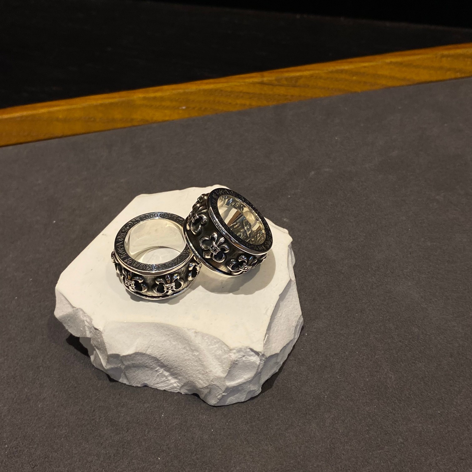 CHROME HEARTS クロムハーツ スカウトフラワー回転リング（CHROME HEARTS 045）