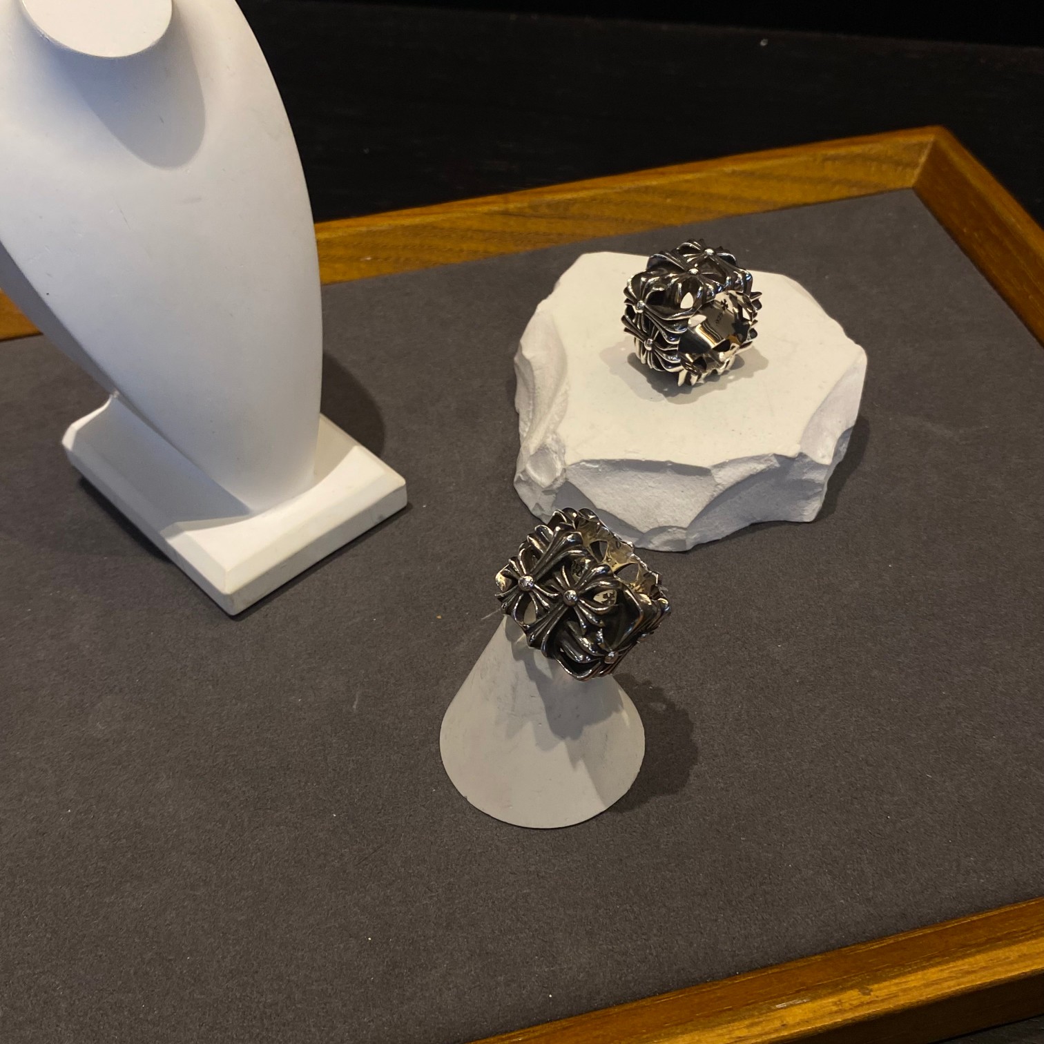 CHROME HEARTS クロムハーツ スクエアグレイブリング（CHROME HEARTS 047）