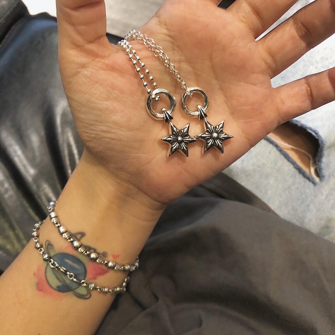 CHROME HEARTS クロムハーツ 六芒星のネックレス（CHROME HEARTS 056）