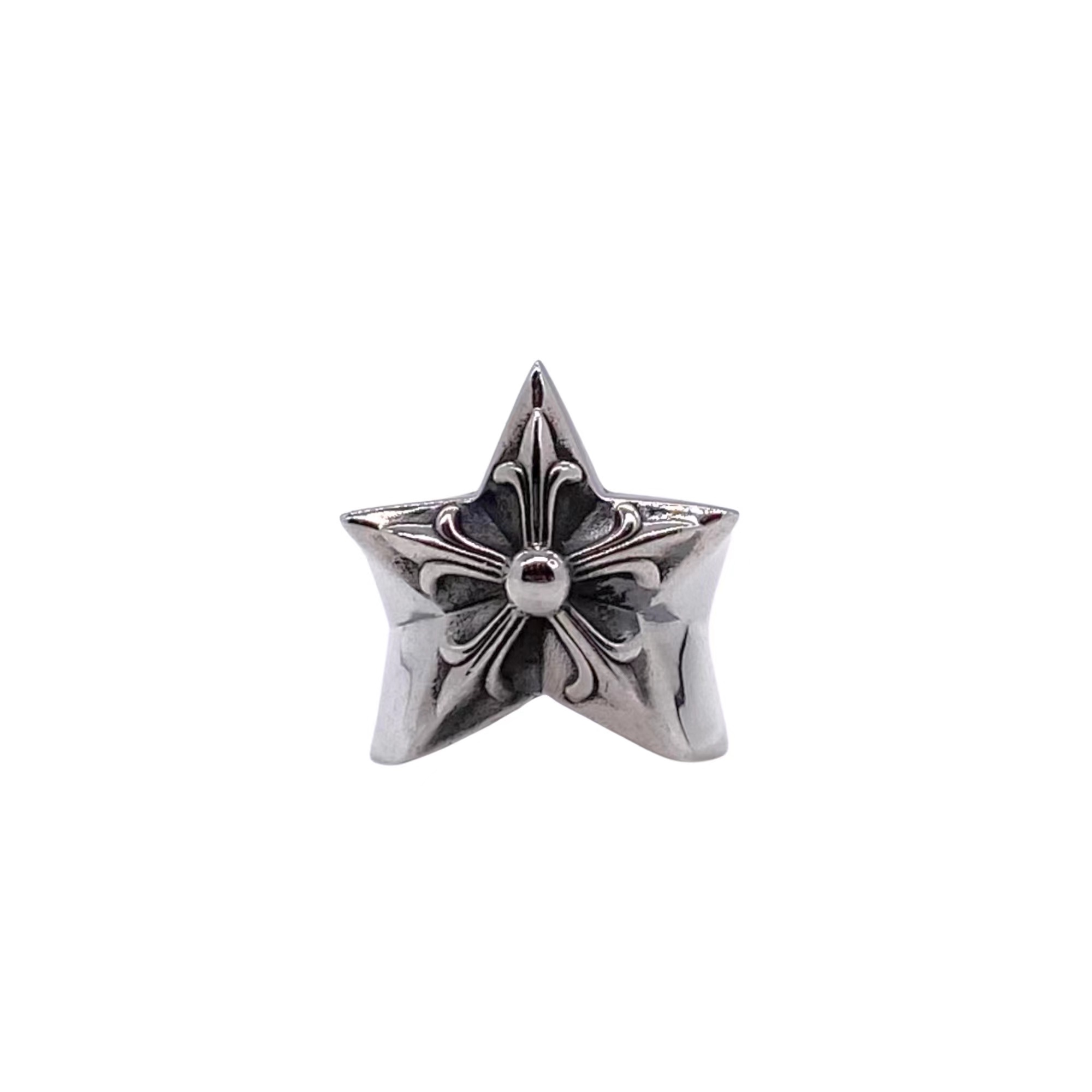 CHROME HEARTS Large pentagram ring(CHROME HEARTS 068) CHROME HEARTS Large pentagram ring(CHROME HEARTS 068)