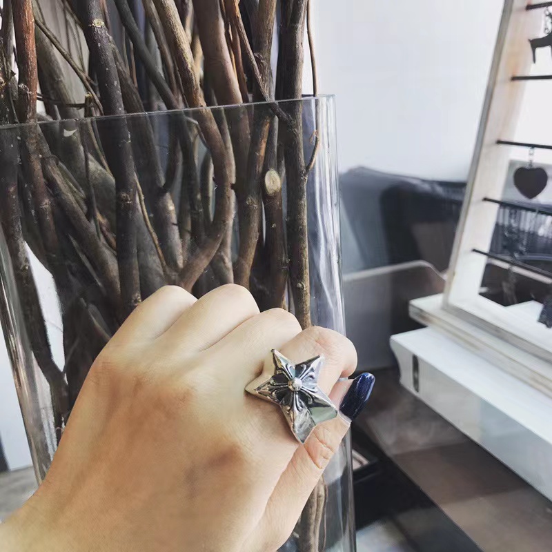 CHROME HEARTS クロムハーツ 大きな五芒星のリング（CHROME HEARTS 068）