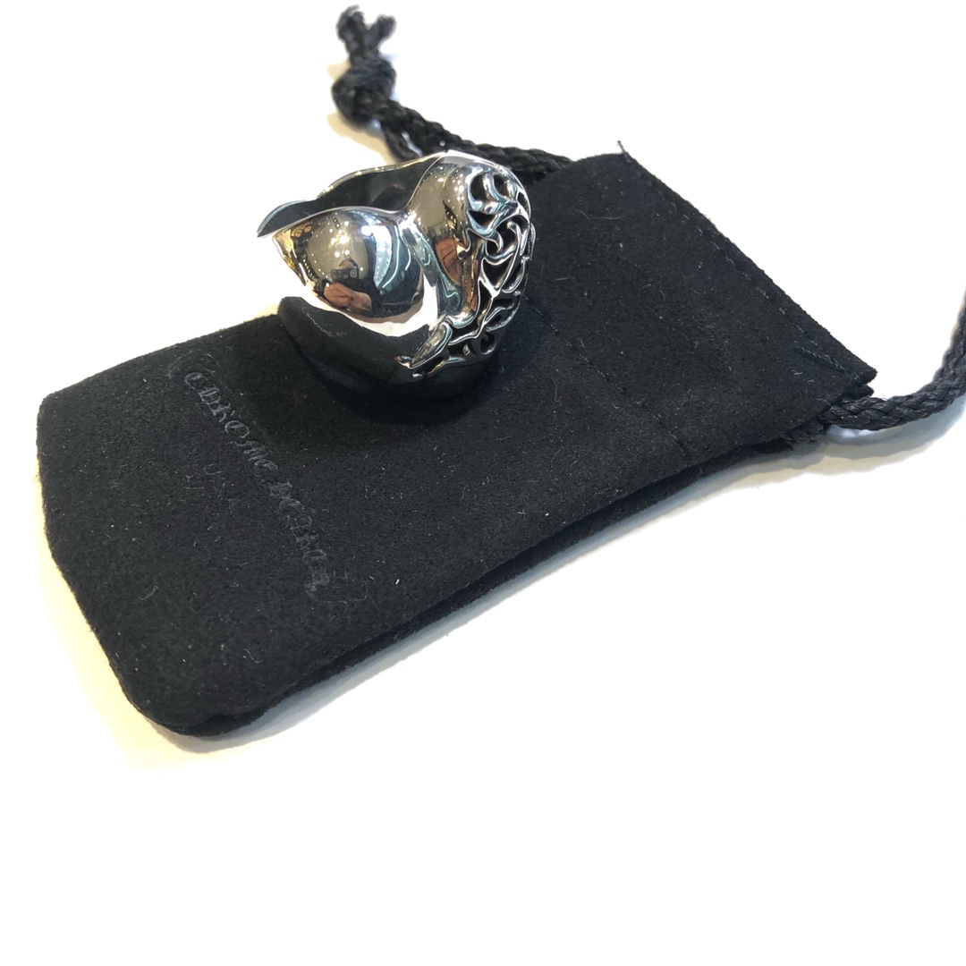 CHROME HEARTS クロムハーツ ハート型つるの花リング（CHROME HEARTS 085）