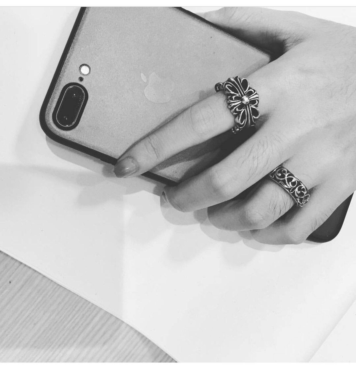 CHROME HEARTS クロムハーツ 永遠の蔓の花のリング（CHROME HEARTS 088）