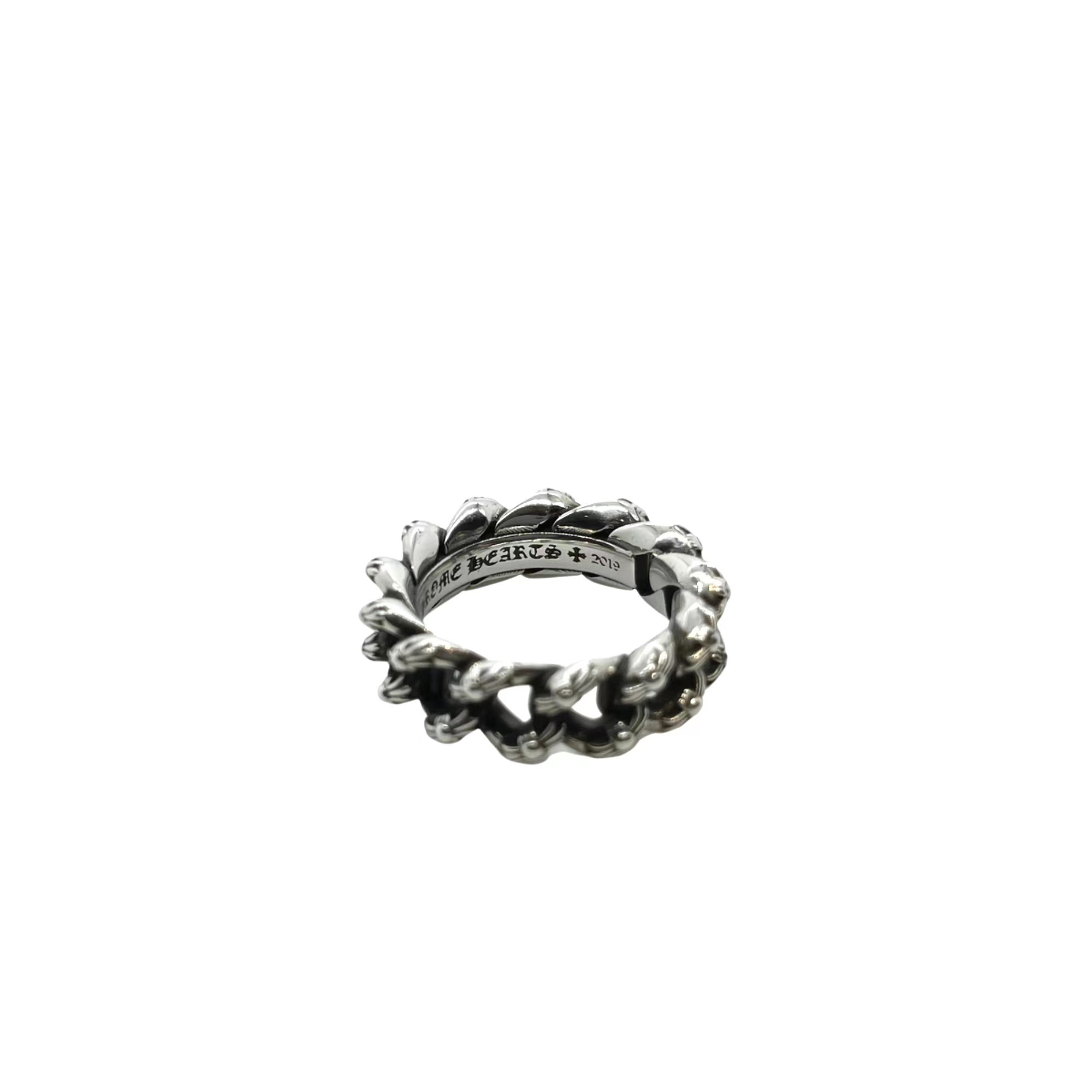 CHROME HEARTS クロムハーツ フルフラワーチェーンリング（CHROME HEARTS 089）