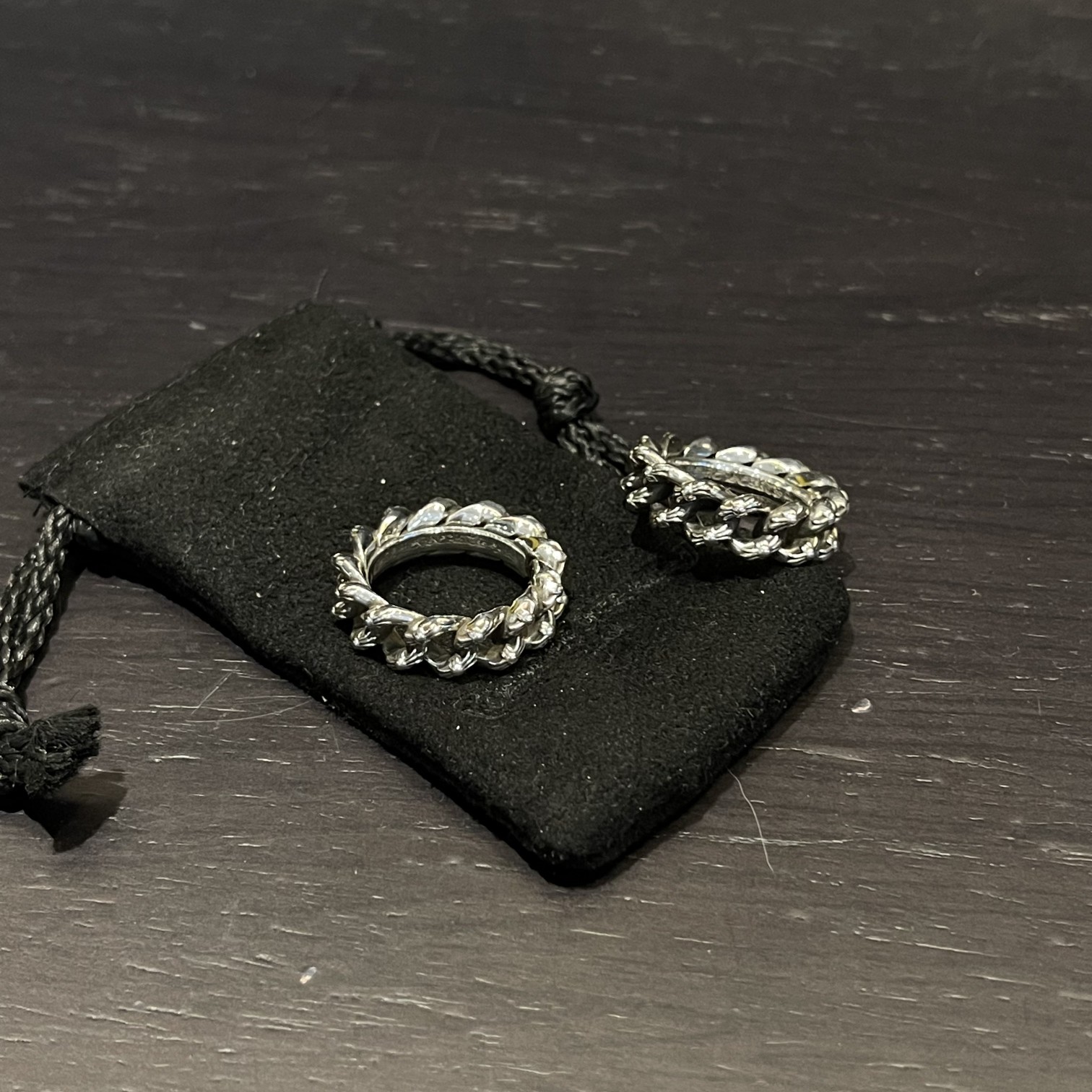 CHROME HEARTS クロムハーツ フルフラワーチェーンリング（CHROME HEARTS 089）