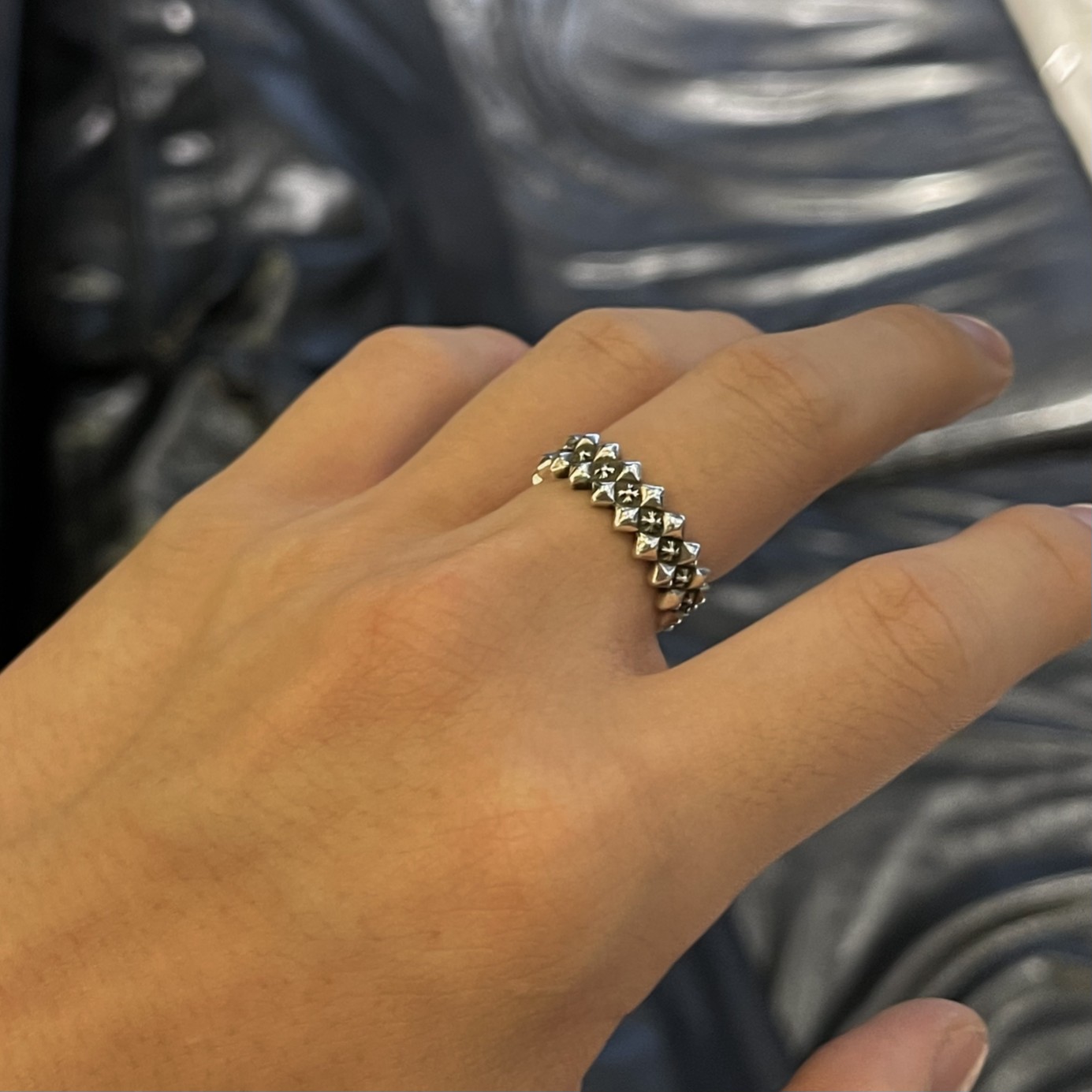 CHROME HEARTS クロムハーツ 歯車クロスリング（CHROME HEARTS 090）