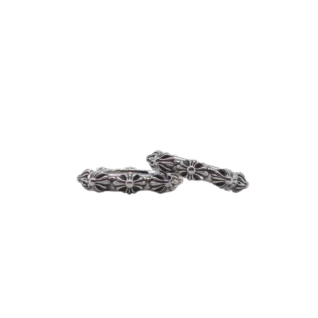 CHROME HEARTS クロムハーツ 十字花輪リング（CHROME HEARTS 095）