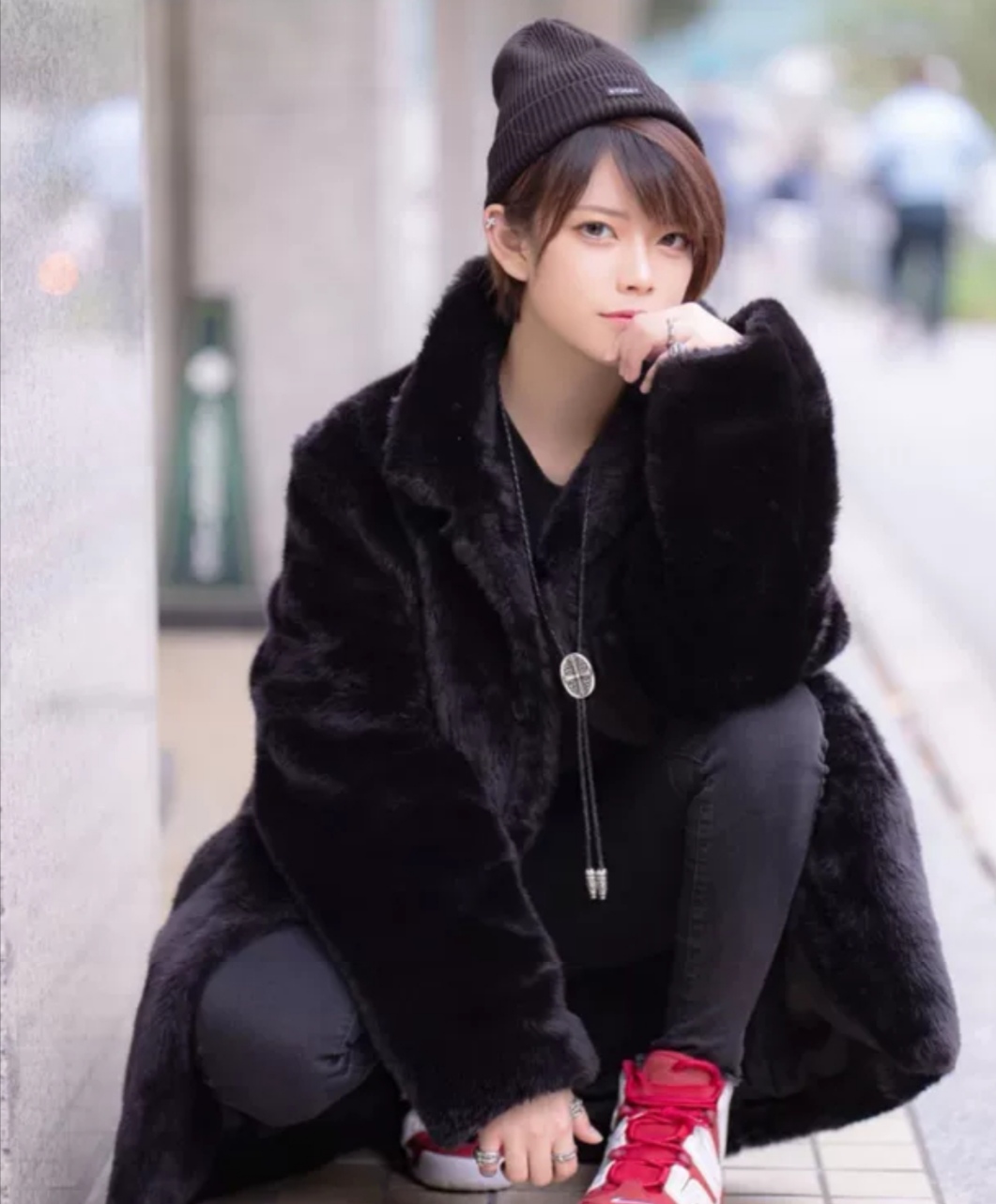 CHROME HEARTS クロムハーツ スターリングシルバークロスアラベスクレザーネックレス（CHROME HEARTS 098）