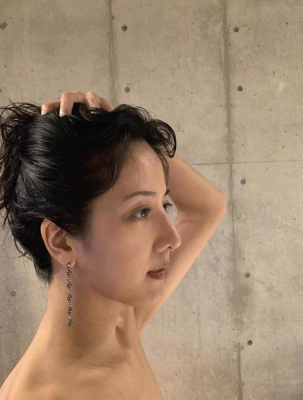 CHROME HEARTS クロムハーツ ファイブセクション クロスフラワー イヤリング（CHROME HEARTS 110）