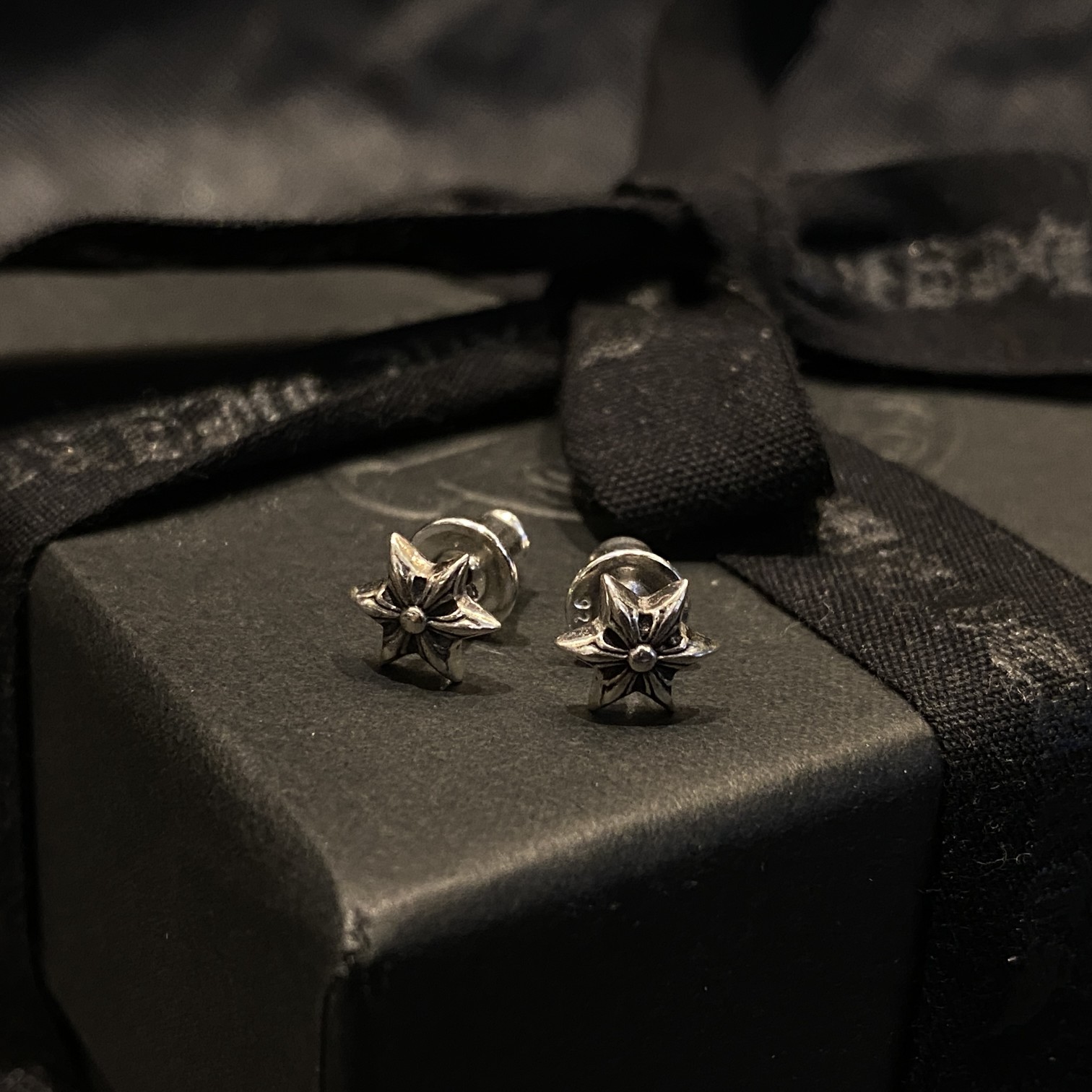 バリカー様専用 Chrome Hearts ハート スタッド イヤリング