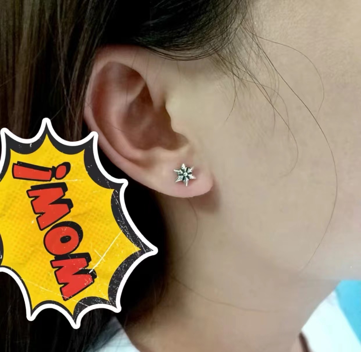 CHROME HEARTS クロムハーツ 六芒星のイヤリング（CHROME HEARTS 112）