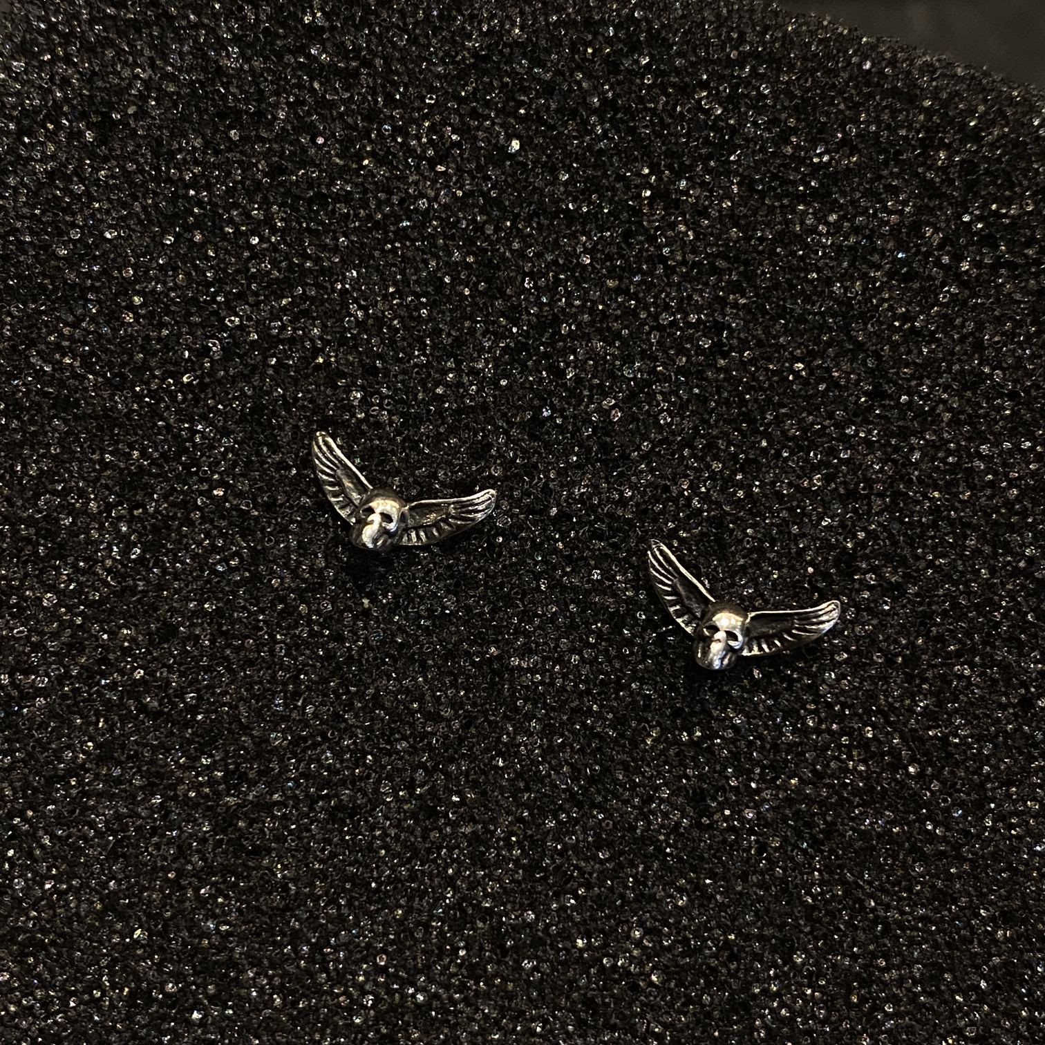 CHROME HEARTS クロムハーツ エンジェルスカルイヤリング（CHROME HEARTS 119）